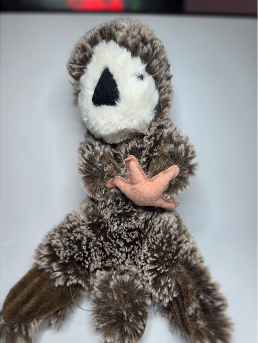 DOUGLAS Sea Otter Holding Starfish Plush Stuffed Animal Gray Fluffy Cute Toy 11"